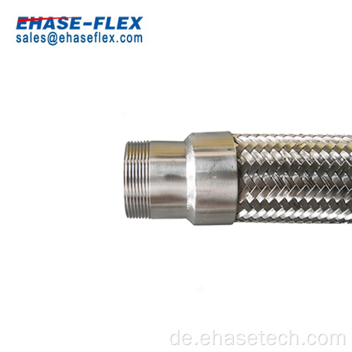 Vibrationsdämpfende flexible Edelstahl-Geflechtverbindung